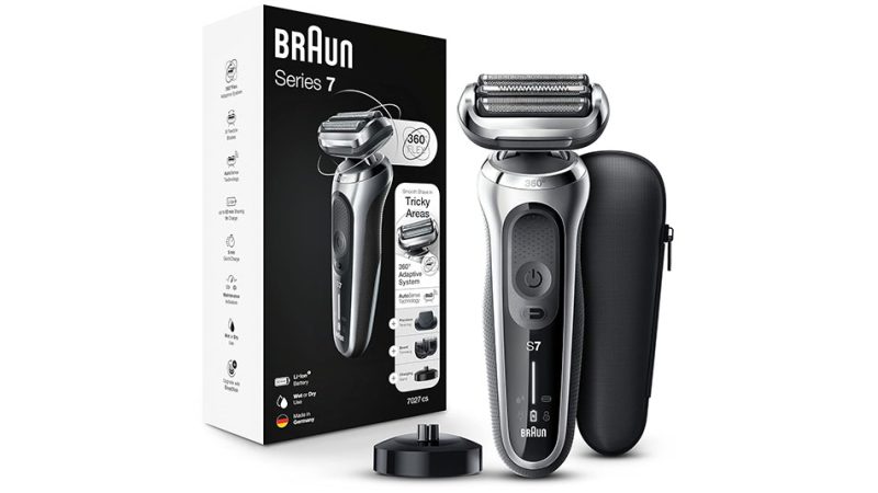Braun Series 7 360 Flex Head Electric Shaver with Beard Trimmer for Men