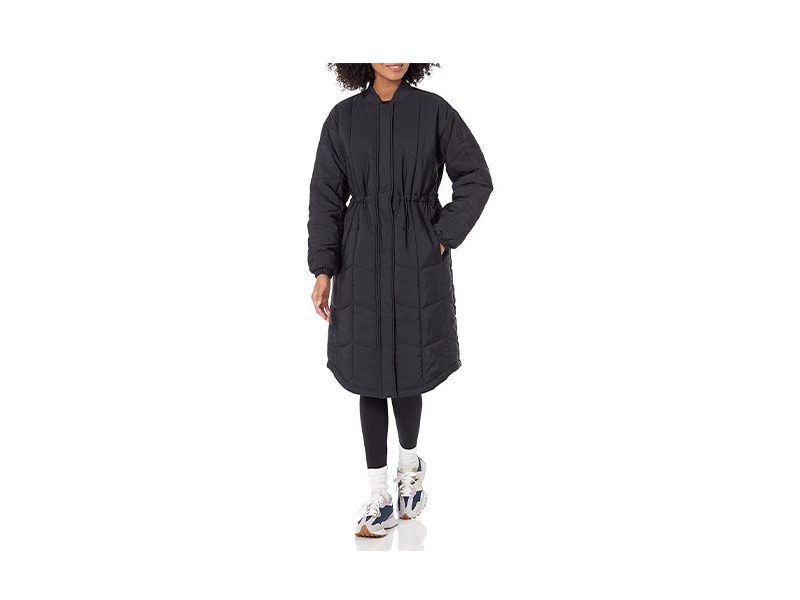 Women’s Quilted Coat Available in Plus Size