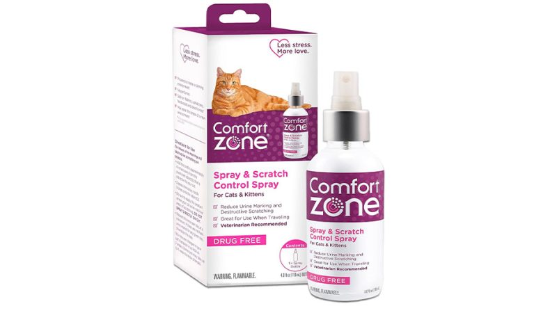 Comfort Zone Cat Calming Spray: Value Size (4 oz)
