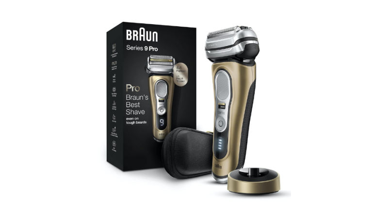 Braun Electric Razor for Men, Waterproof Foil Shaver, Series 9 Pro 9419s, Wet & Dry Shave