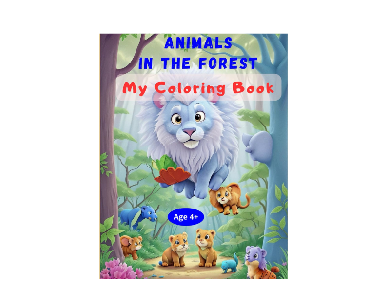 Animals in the Forest – My Coloring Book