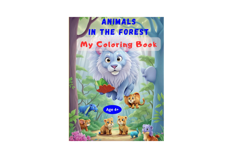 Animals in the Forest – My Coloring Book