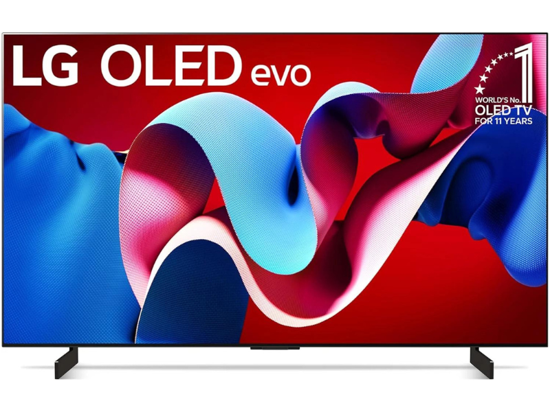 LG 42-Inch Class OLED evo C4 Series Smart TV 4K Processor Flat Screen