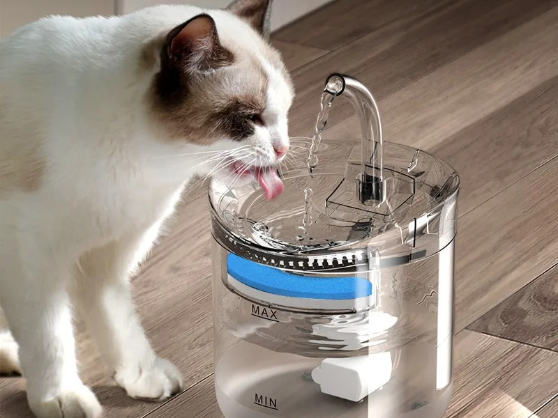 Water Dispenser Auto Drinker Filters For Cats Feeder Motion Sensor