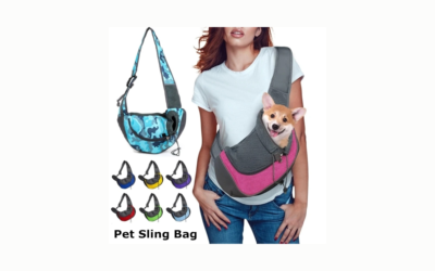 Dog Shoulder Bag Mesh Oxford Single