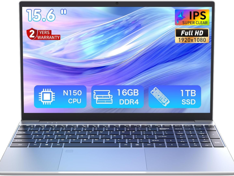 Auusda 15.6″ Silver Laptop – at Amazon.co.uk